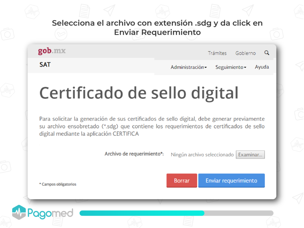 certificado de sello digital