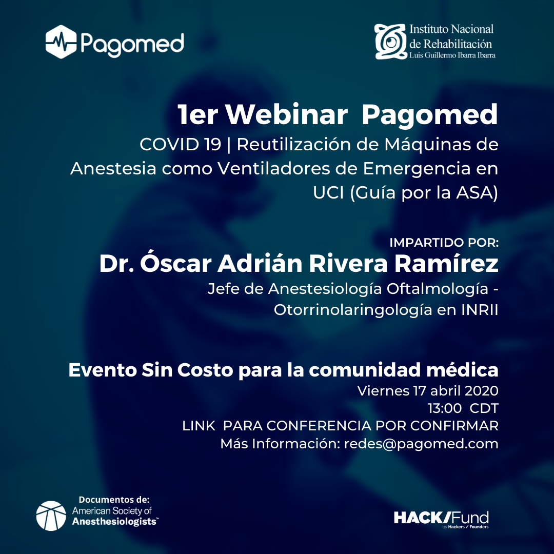 Webinar Anestesiología Pagomed